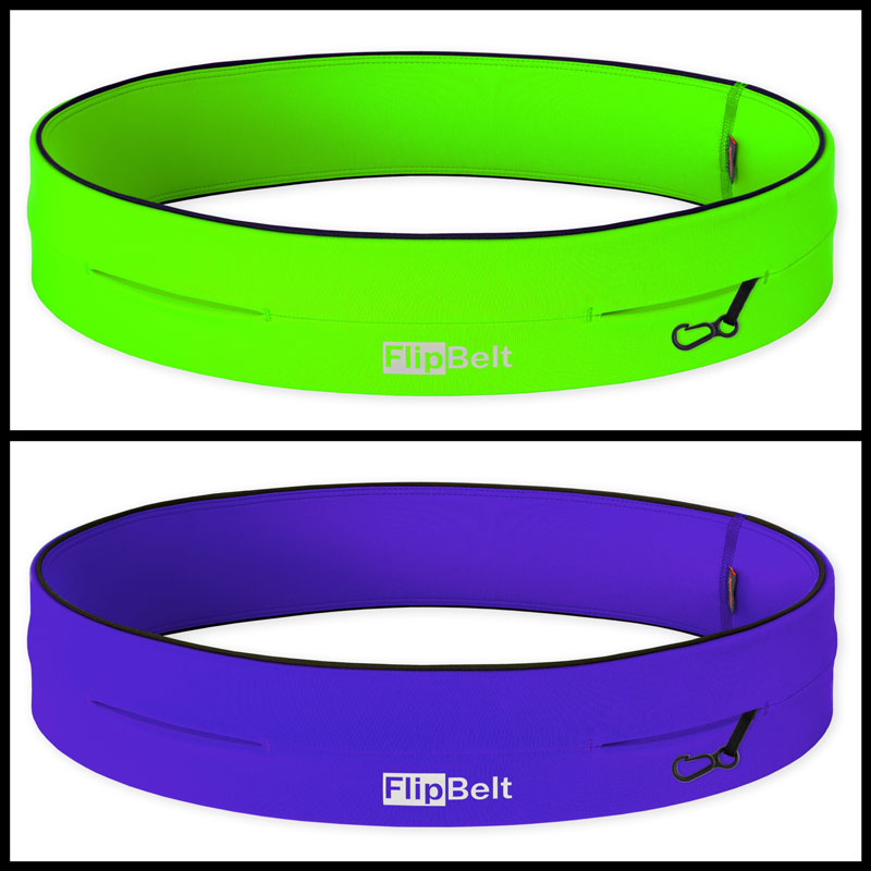 Ceinture De Course FlipBelt Noire Taille M Stretch Running Fitness
